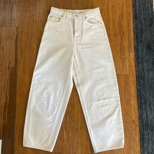 & Other Stories Cropped Wide Leg Jeans